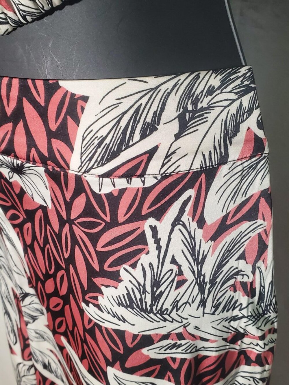 Rachel Zoe Palm Tree Print Halter Top & Pant Set Sz M - Picture 4 of 16